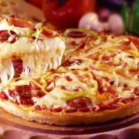 Pizza de Lombinho com Bacon