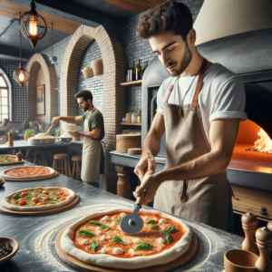 Pizzaria e forno a lenha para pizza